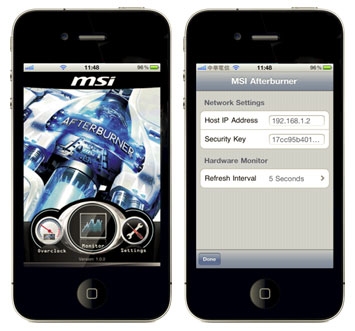 微星Afterburner登陆iOS 可远程超频显卡