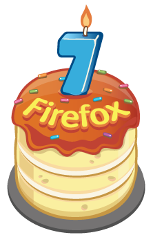 Firefox七周岁生日快乐！