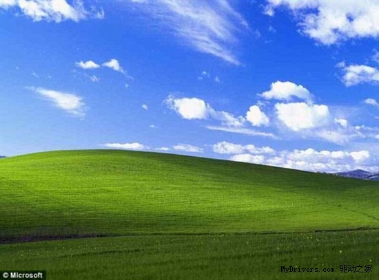 Windows XP桌面:世界上身价第二高的照片