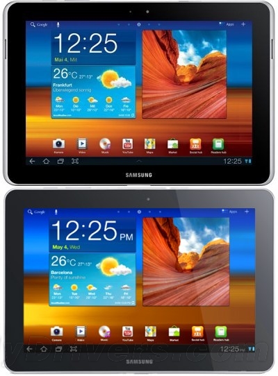 避开苹果指控 Galaxy Tab修改设计并更名