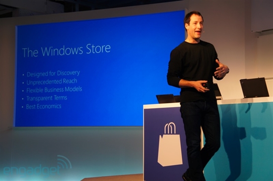 微软展示“Windows商店”