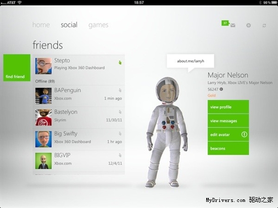 微软发布新Xbox应用 支持WP和iOS平台