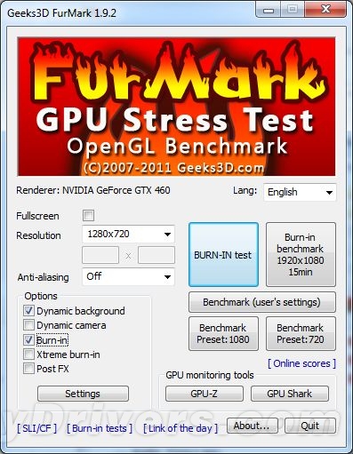 Hold住你的显卡 FurMark 1.9.2版发布