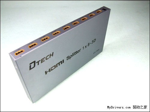 高清世界：帝特一转八HDMI高清分配器DT-7008