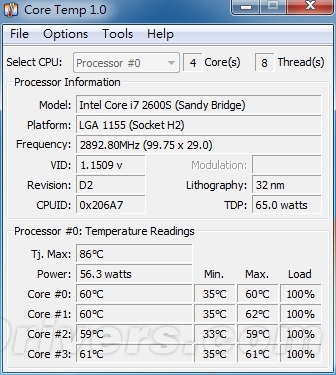 低功耗版i72600s性能简测