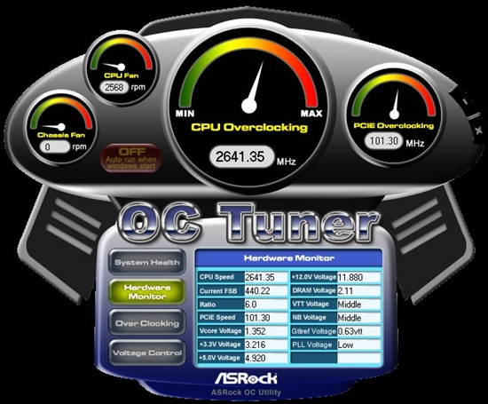 下载：华擎主板OC Tuner超频软件2.4.63版