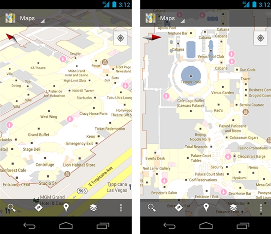 Android Google地图升级6.1 增CES室内导航