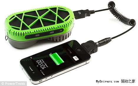 瑞典新型充电器：一勺水可产生10小时手机电量