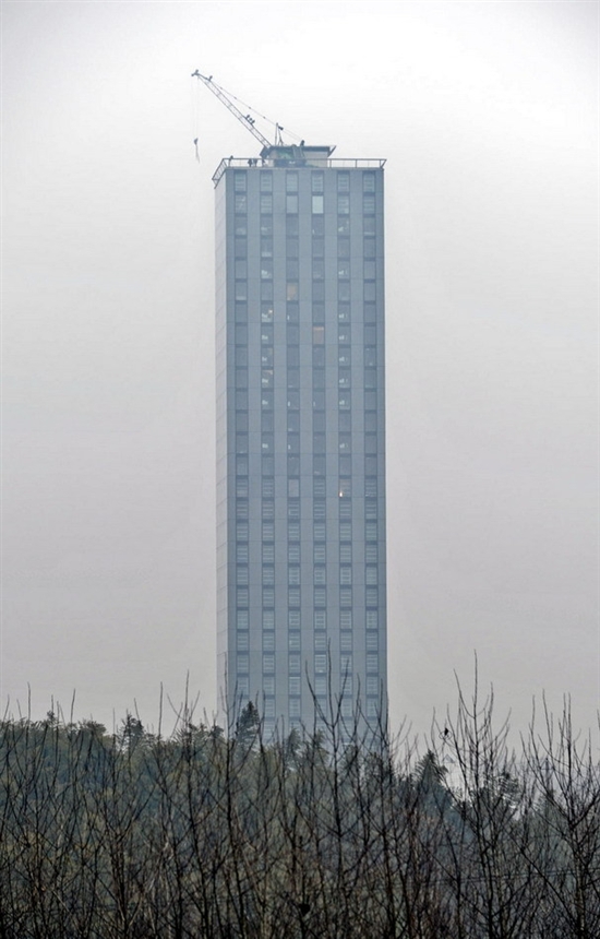 探访湖南15天建成30层高楼内部