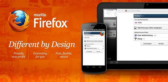 Android版Firefox更新至10