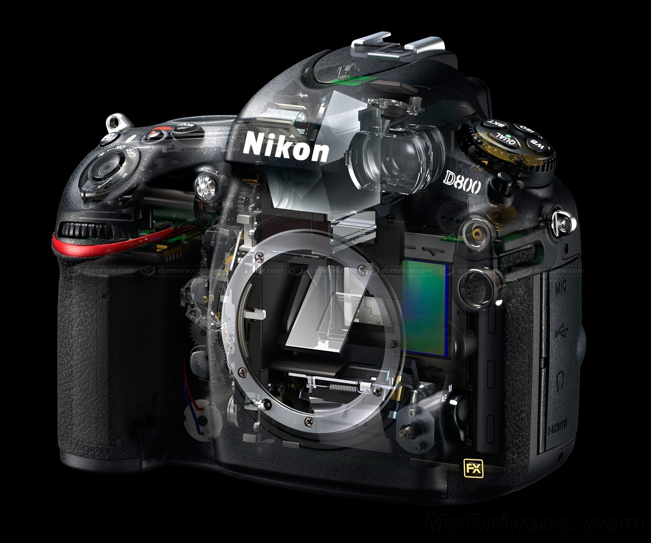 尼康D800单反相机正定位变化详细评估