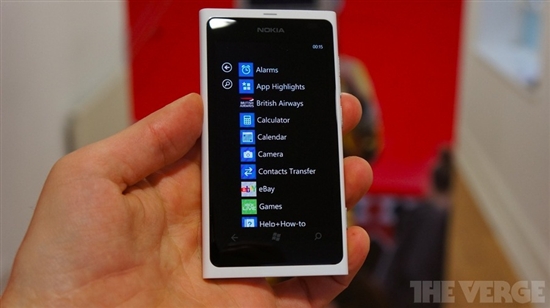白色Lumia 800图赏