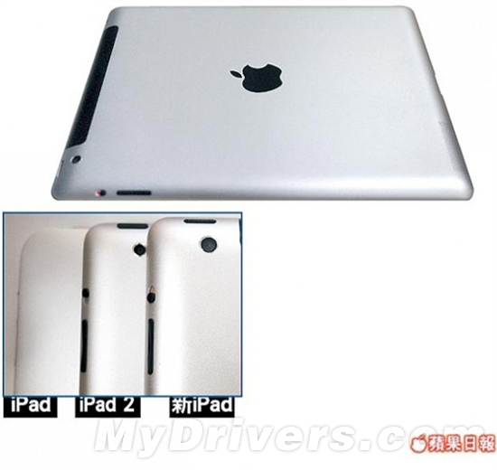 iPad 3真机曝光：800万像素摄像头+A6四核处理器