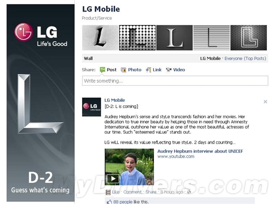 LG卖关子 将推神秘L设备