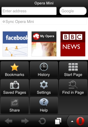 iOS Opera Mini 7ʽ