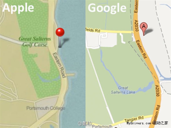 苹果iOS版iPhoto弃用Google地图 业内称影响深远