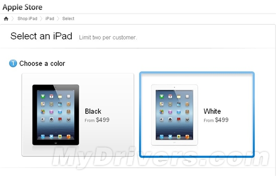 新iPad遭疯抢：苹果再推网上订单发货时间