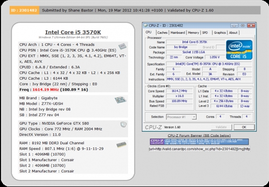 Ivy Bridge Core i5-3570K꾡