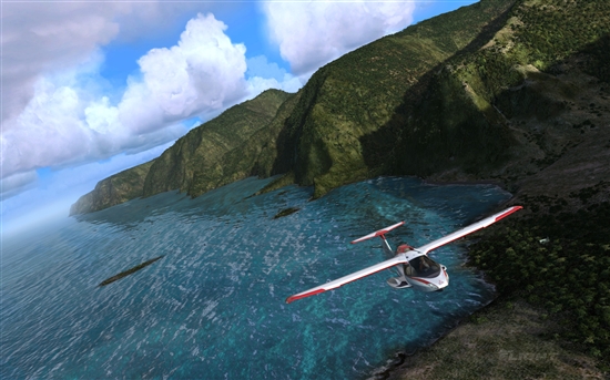 微软官方Win7主题：《微软飞行：夏威夷探险》