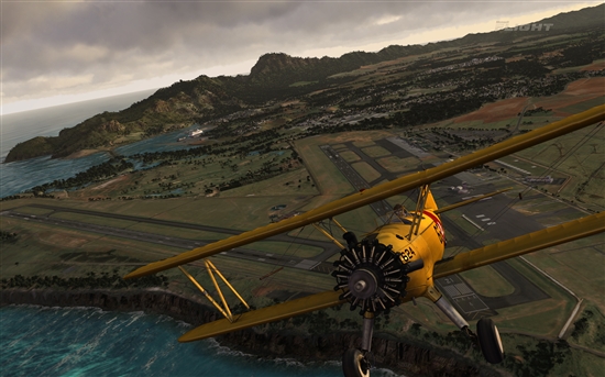 微软官方Win7主题：《微软飞行：夏威夷探险》
