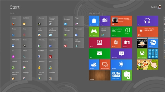 你的Windows 8开始屏幕是什么样的？