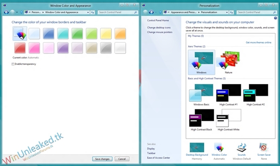 如何开启Windows 8新视觉主题Aero Lite