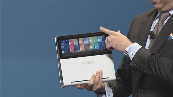 合上就是平板 Intel展示侧滑Ultrabook