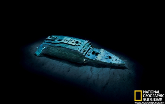 泰坦尼克号百年真容：海底残骸细节曝光