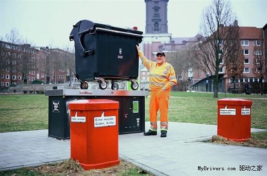德国清洁工用垃圾箱制作相机 可拍美丽照片