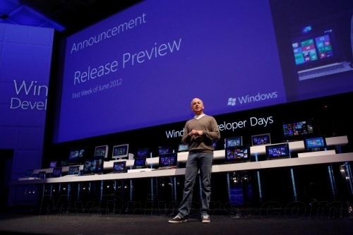 微软：Windows 8 RC更名 将于6月首周发布