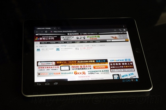 新iPad山寨版亮相：搭载Android 4.0.3