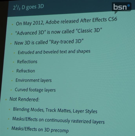Adobe联合NVIDIA：AE CS6中2.5D变真3D