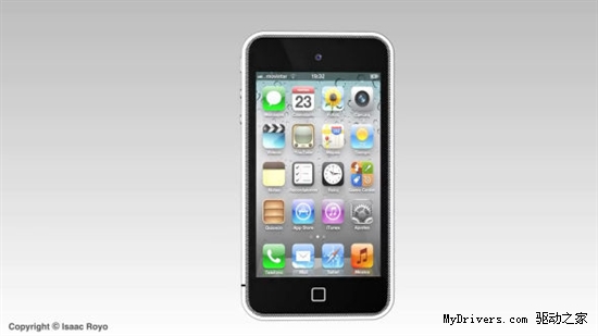 3.95寸iPhone 5概念图：雷电接口/1200万摄像头