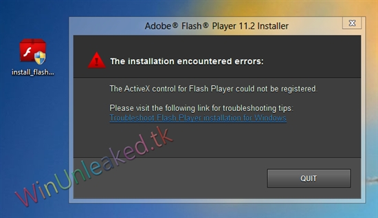 Windows 8 RP潫Adobe Flash