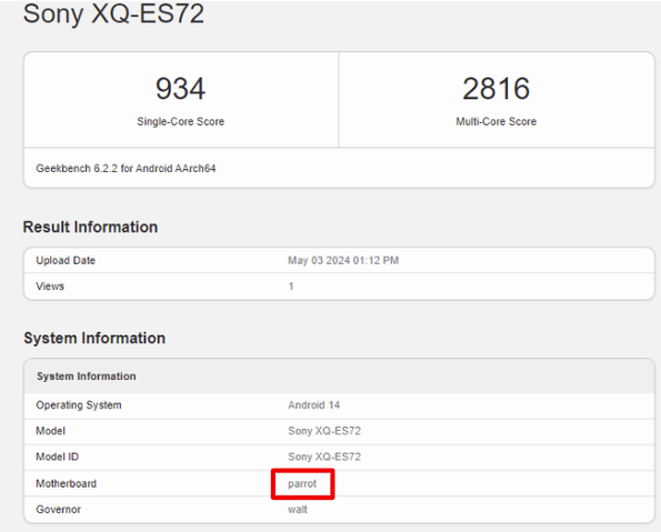 索尼Xperia 10 VI现身Geekbench：骁龙6 Gen1+6.1寸小屏