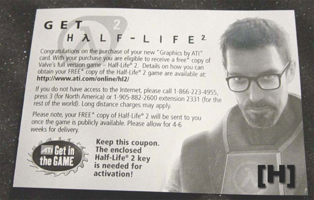 ATi产品捆绑Half-Life2方式揭密