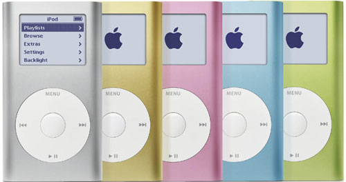 Apple发布彩色iPod mini