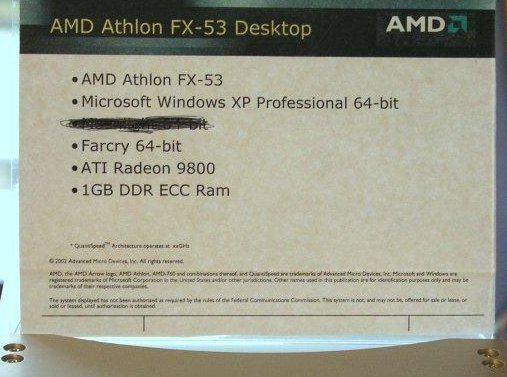 Athlon 64 FX-53演绎64bit Farcry