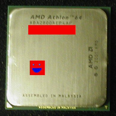 512KB二级缓存，Athlon64 2800+实物抢先曝光 