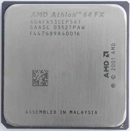 Cebit2004速递，AMD发布Athlon 64 FX53，测试成绩抢先曝光