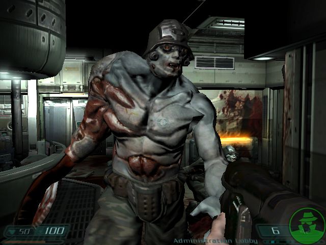 大量DOOM3 XBOX版最新截图