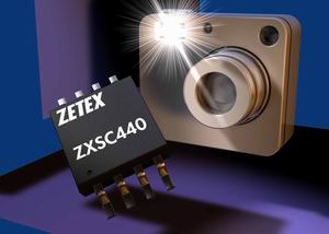 Zetex相机闪光灯充电器IC效率提高25％
