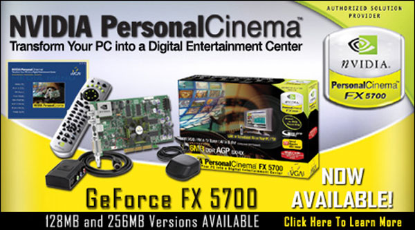 nVIDIA发布Personal Cinema FX 5700