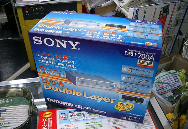 SONY D9双层DVD刻录机抢先上市