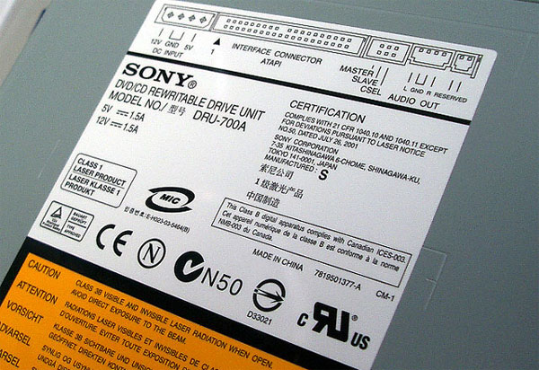 SONY D9双层DVD刻录机抢先上市