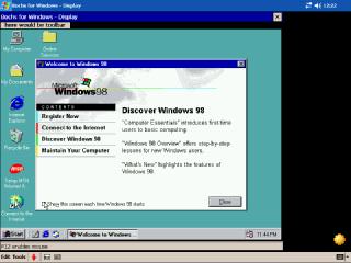 在掌上电脑上运行Win98