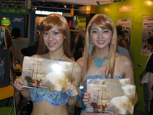 Computex2004速递：InnoVISION展台的nVIDIA美人鱼秀