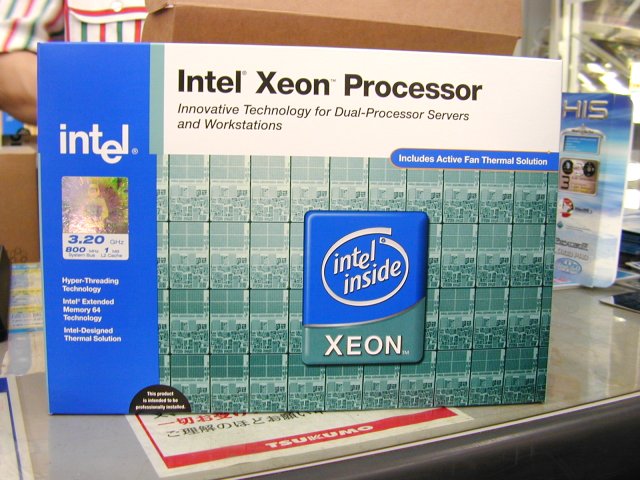 INTEL64位Xeon nocona上架销售