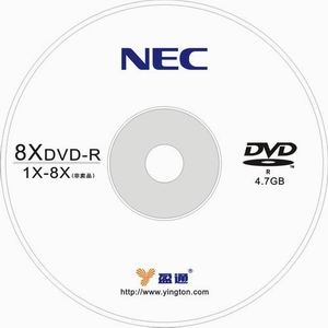 NEC送大礼：8X DVD刻录机赠500元盘片