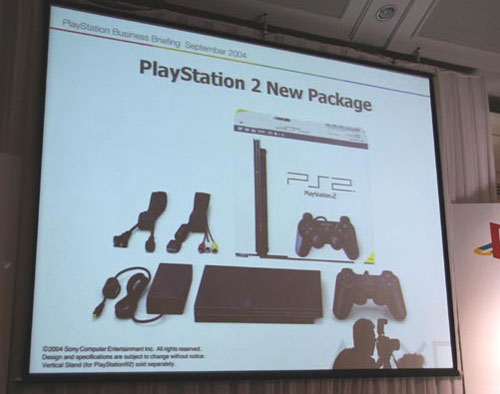 薄型PS2主机实物抢先曝光